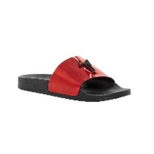 Giuseppe Zanotti Metropolis Pool Slide Sandals Luxury Brand Red 43 (US 1…